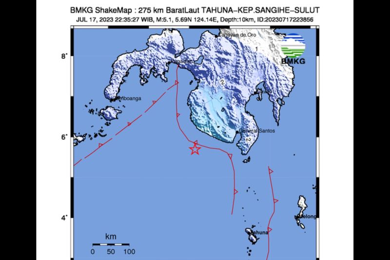 Gempa Bumi Kepulauan Sangihe