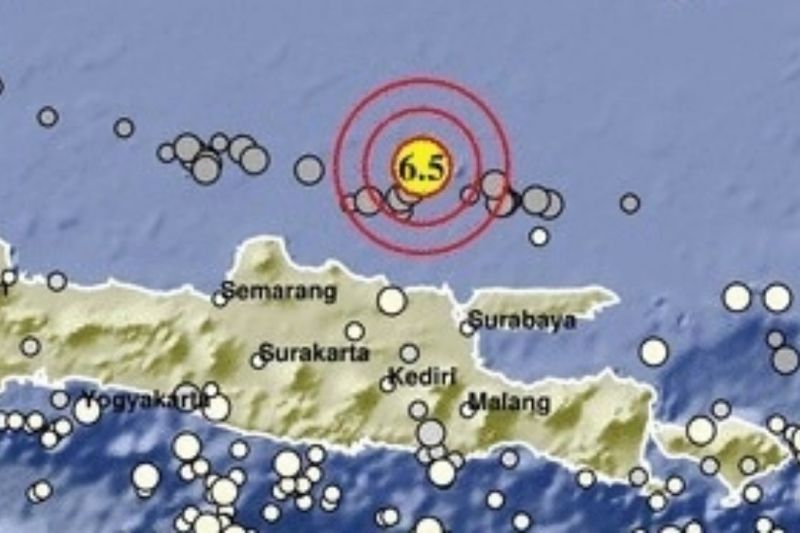 Peta gempa tuban