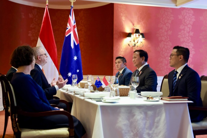 Prabowo dan PM Australia